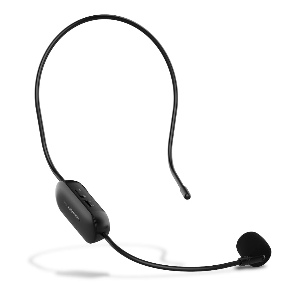 Norwii Wireless Headset Microphone for Voice Amplifier - Compatible with Select Wireless Amplifiers | Ideal for Teachers, Presenters & Public Speaking Events