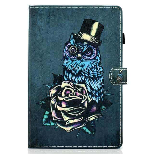iPad Air 4 (2020) 10.9-inch Cartoon Color Leather Stand Case - Protective Cover with Kickstand for Work, Study & Entertainment