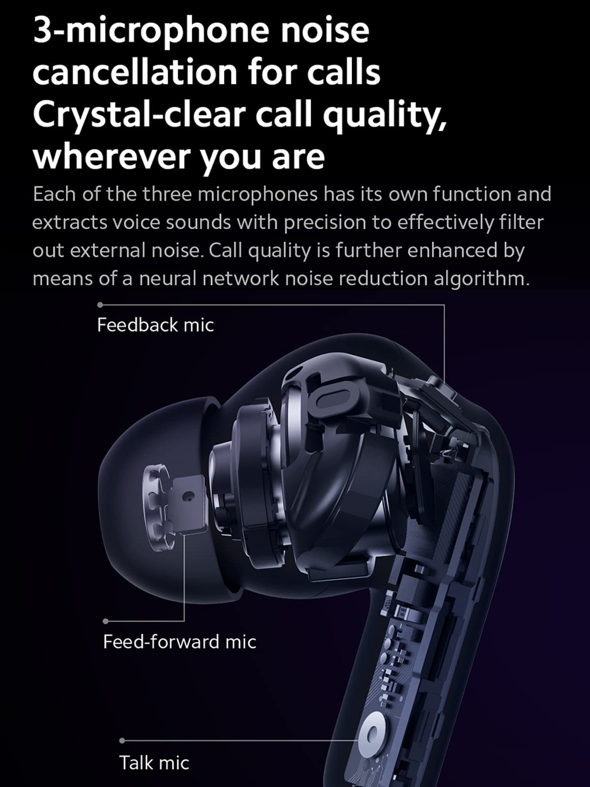 Xiaomi Redmi Buds 4 Pro Wireless Earbuds with Hybrid ANC - Bluetooth 5.3 Noise Cancelling Earbuds, 43dB Active Noise Reduction, 36H Battery Life, 3-Mic Clear Calling, In-Ear Detection - Perfect for Commuting, Workouts & Travel