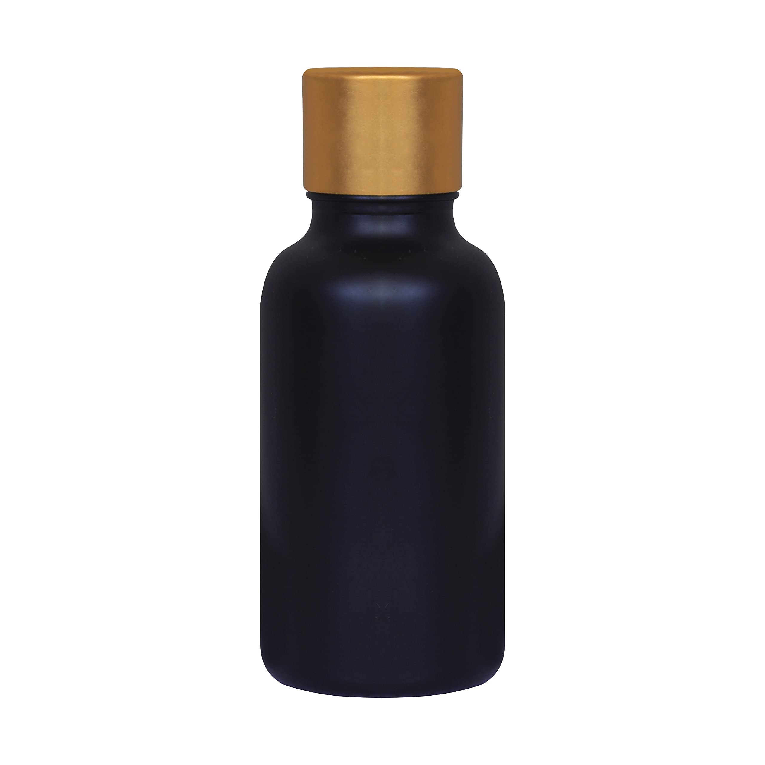 Premium 30ml Empty Glass Bottles with Gold Metal Cap - Ideal for Essential Oils, Perfumes, Serums & DIY Beauty Products (Pack of 3) - Perfect for Home Spa, Aromatherapy & Gift Packaging