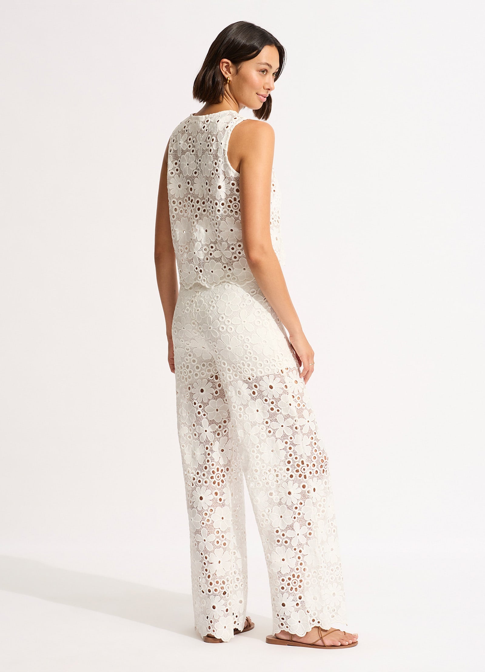 Stylish White Crochet Top for Women - Perfect for Summer Outfits, Beachwear & Boho Fashion