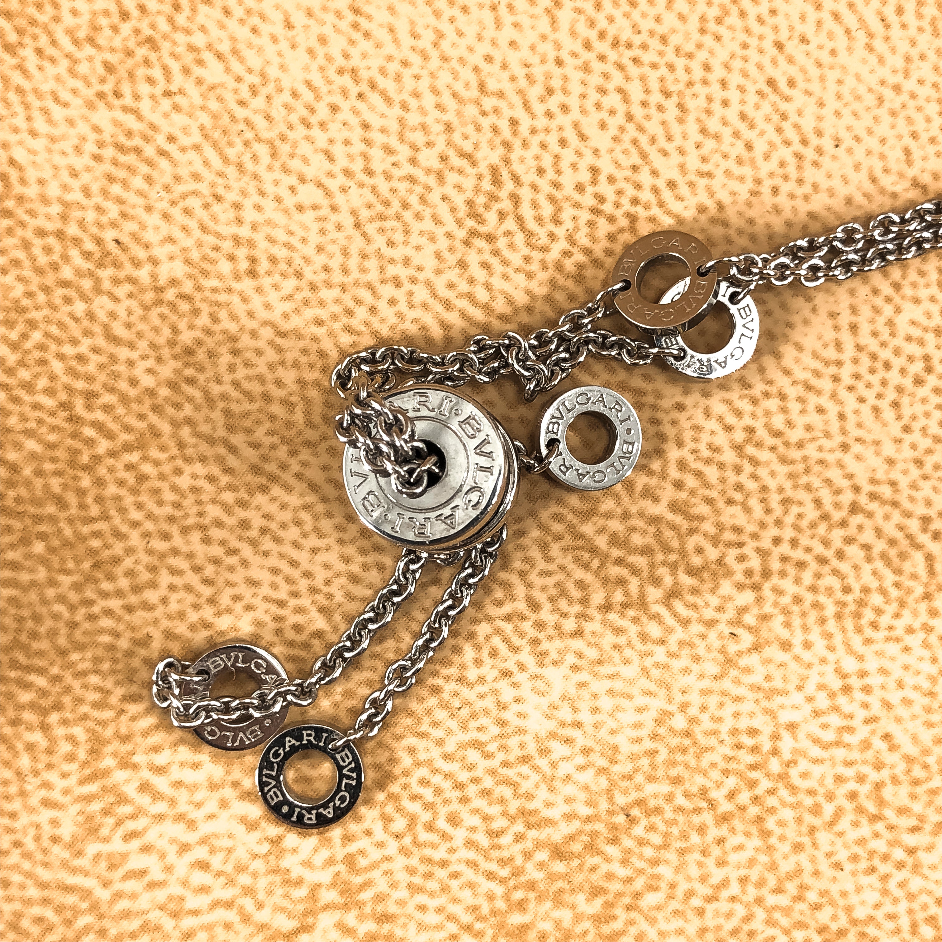 Bulgari 18k White Gold Bzero1 Charm Necklace for Women - Luxury Italian Jewelry Gift for Anniversary, Birthday & Special Occasions