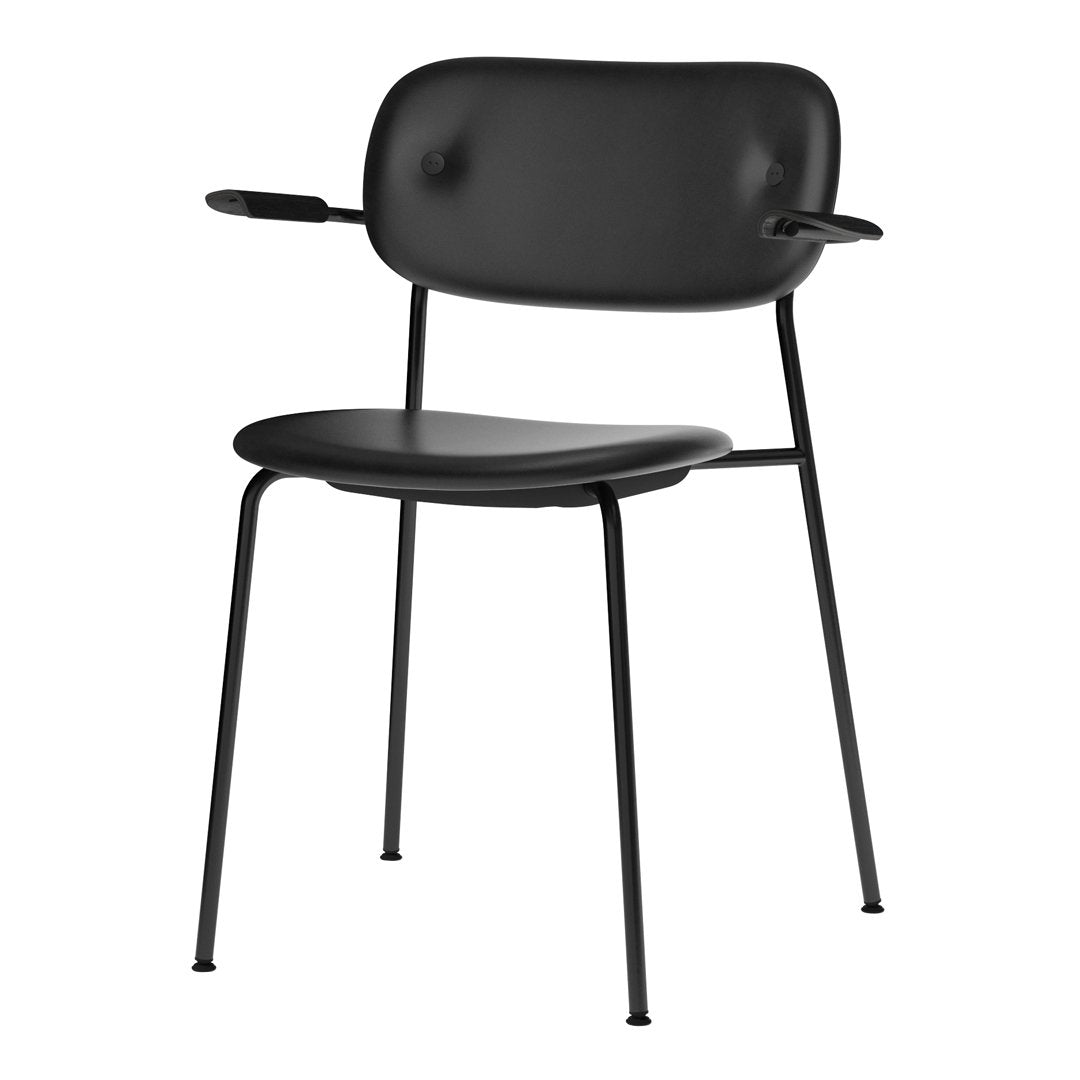 Modern Co Dining Chair with Armrests - Fully Upholstered Comfortable Seat for Kitchen, Dining Room & Breakfast Nook
