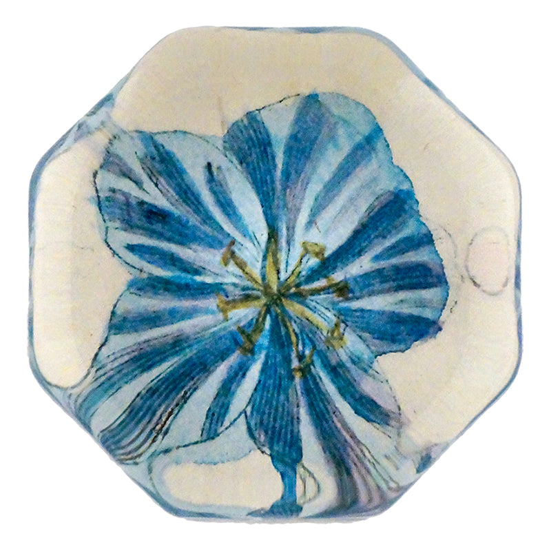 OCP Blue Geranium Print - High-Quality Floral Artwork for Home Decor, Wall Art & Gift Ideas