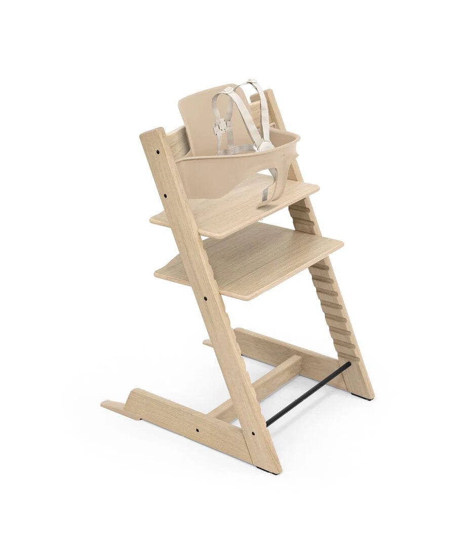 Stokke Tripp Trapp Adjustable High Chair for Babies & Toddlers - Ergonomic Wooden Baby Feeding Chair - Perfect for Dining, Weaning & Family Mealtime