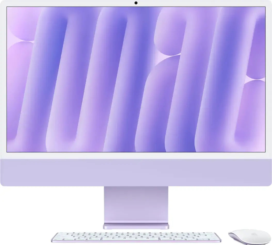 Apple iMac 24-inch All-in-One Desktop with M1 Chip, 8-Core CPU & GPU, 8GB RAM, 256GB SSD, 4.5K Retina Display - Perfect for Home Office, Graphic Design & Video Editing