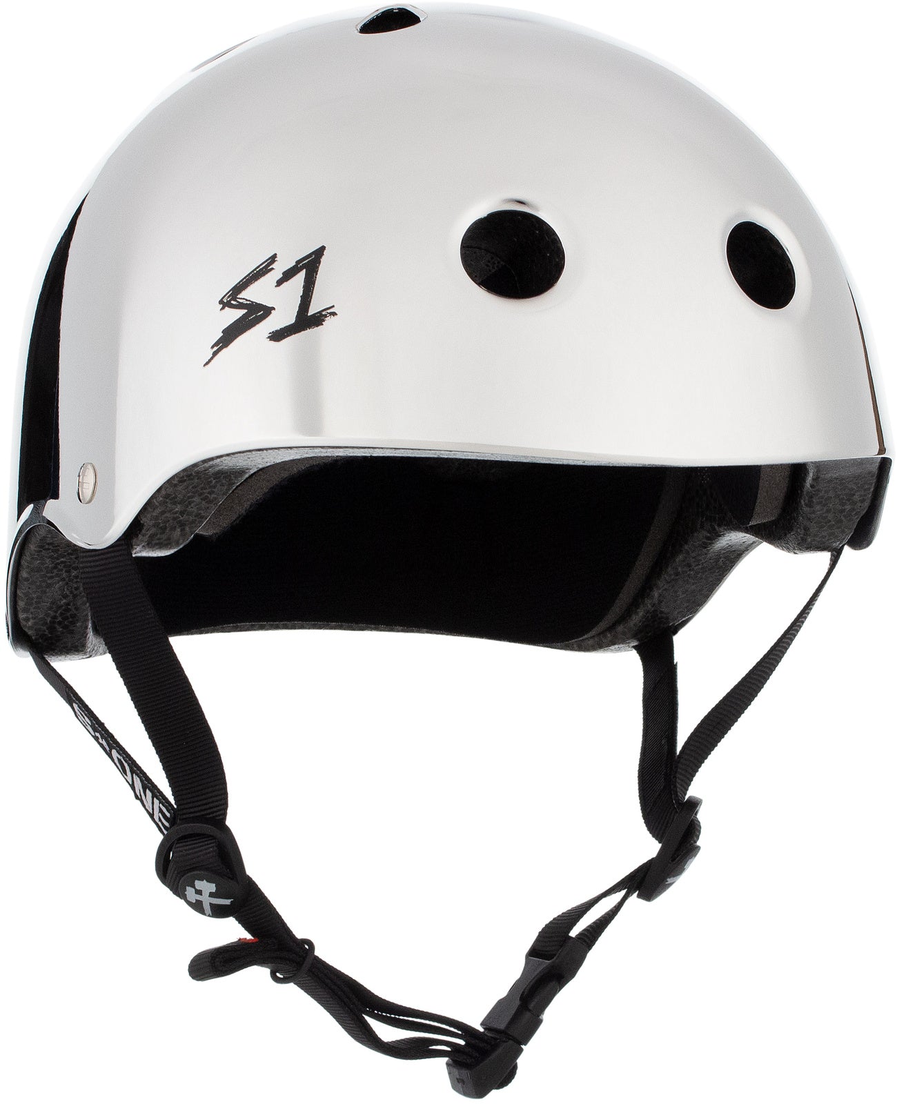 S1 Lifer Bike Helmet - Silver Mirror Finish | Lightweight & Durable Cycling Protection for Men & Women | Perfect for Road Biking, Mountain Biking & Commuting