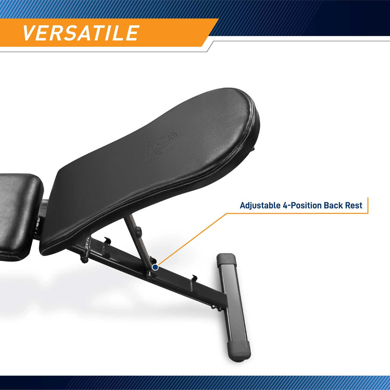 Marcy SB-228 Adjustable Multi-Purpose Weight Bench for Home Gym - Perfect for Strength Training, Dumbbell Workouts & Full-Body Exercises