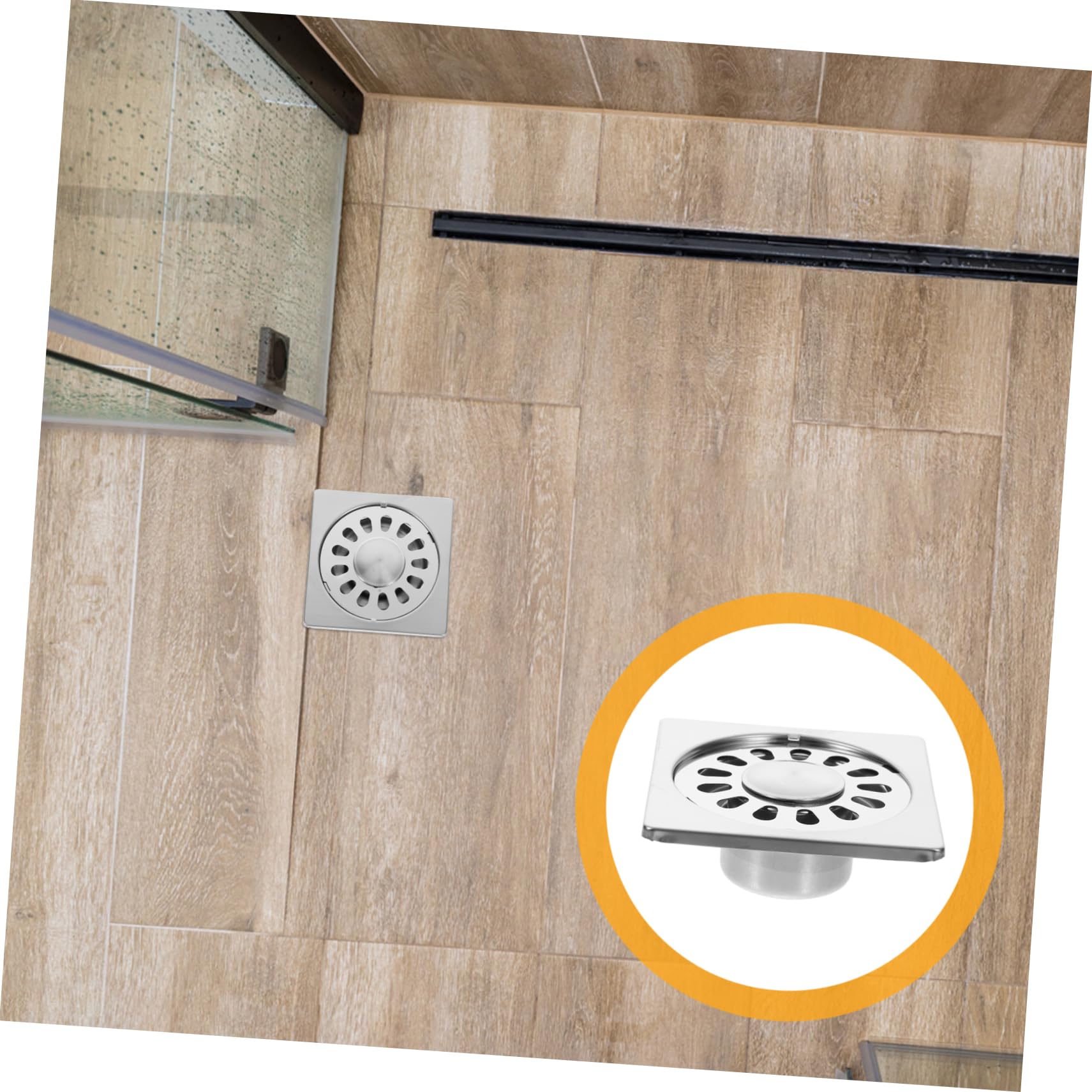 Stainless Steel Sink Drain Strainer & Floor Drain Cover - Durable Rustproof Mesh for Kitchen, Bathroom, Shower - Prevents Clogs & Odors (Perfect for Homes, Restaurants, Hotels)