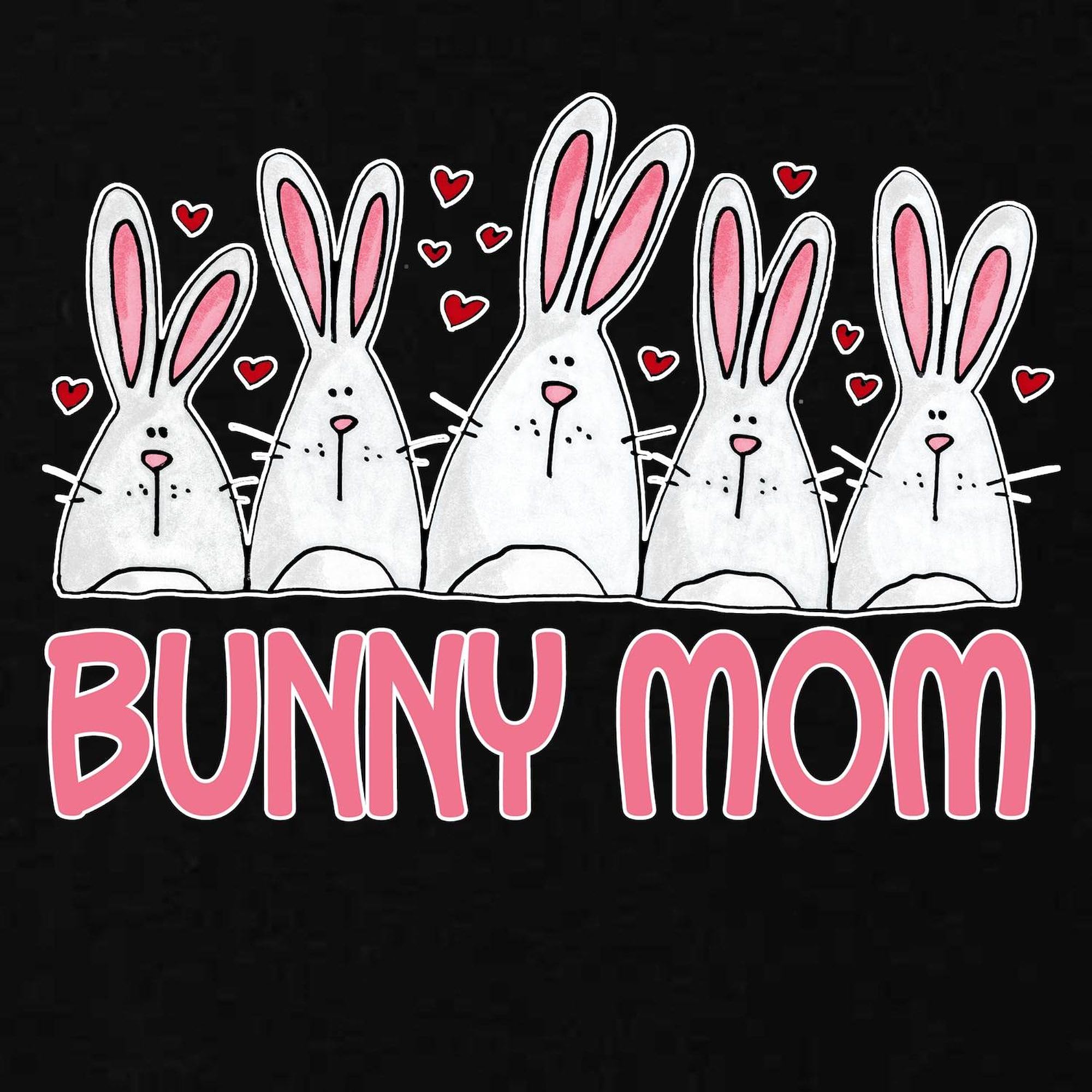 Bunny Mom II Zip Hoodie for Men - Dark Zip-Up Hooded Sweatshirt | Cozy Casual Wear for Spring & Fall | Perfect for Outdoor Activities & Daily Lounge