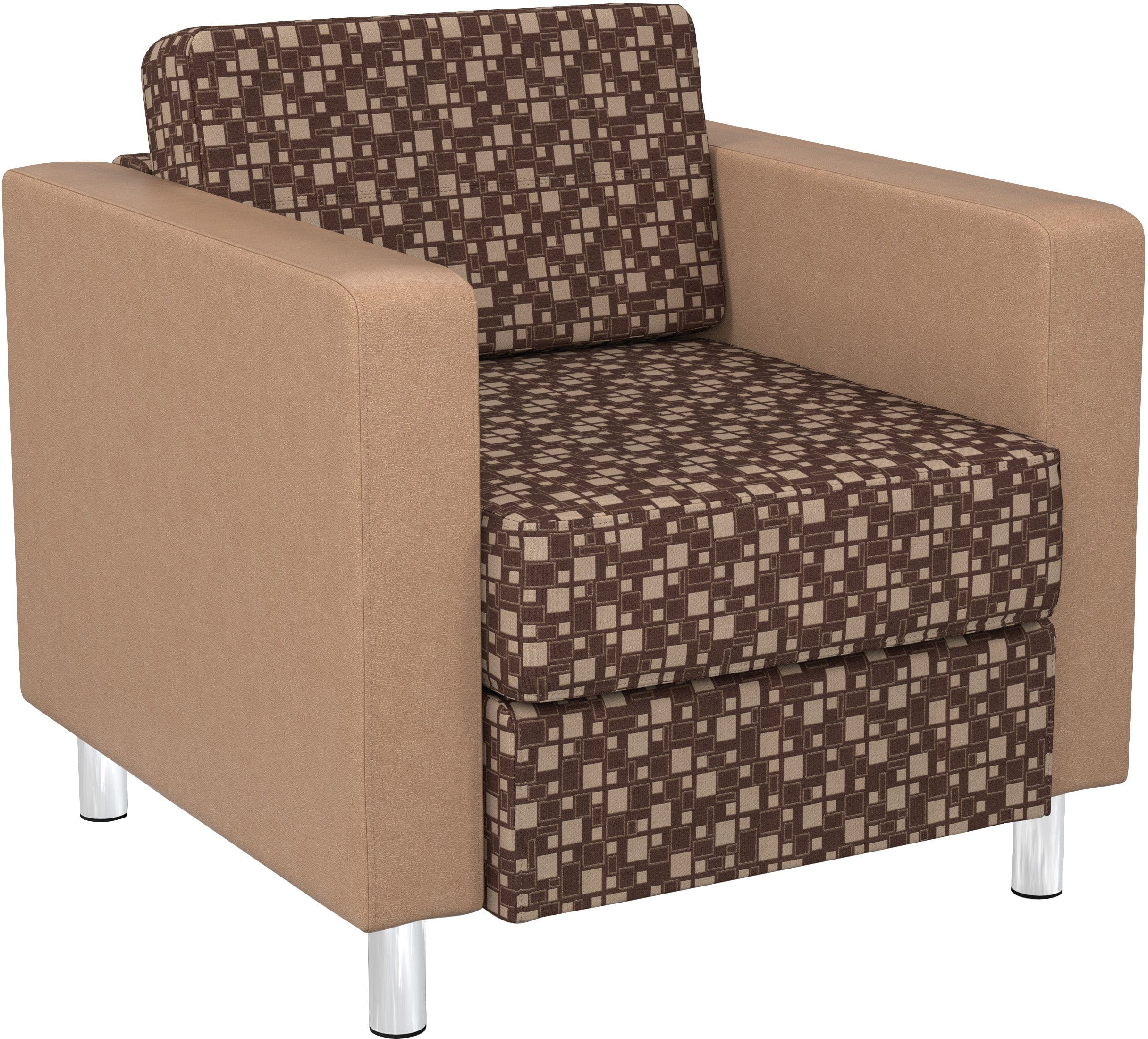 Office Star Pacific Chair with 2-Tone Fabric [PAC51] - Ergonomic Office Chair for Home & Business Workspaces