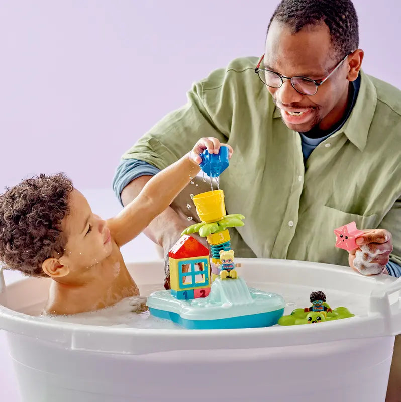 LEGO DUPLO Water Park Building Blocks Set - 10989 Pieces for Kids Ages 2-5 | Creative Play, Early Learning & Water Fun | Perfect for Bath Time, Pool Play & Indoor Activities