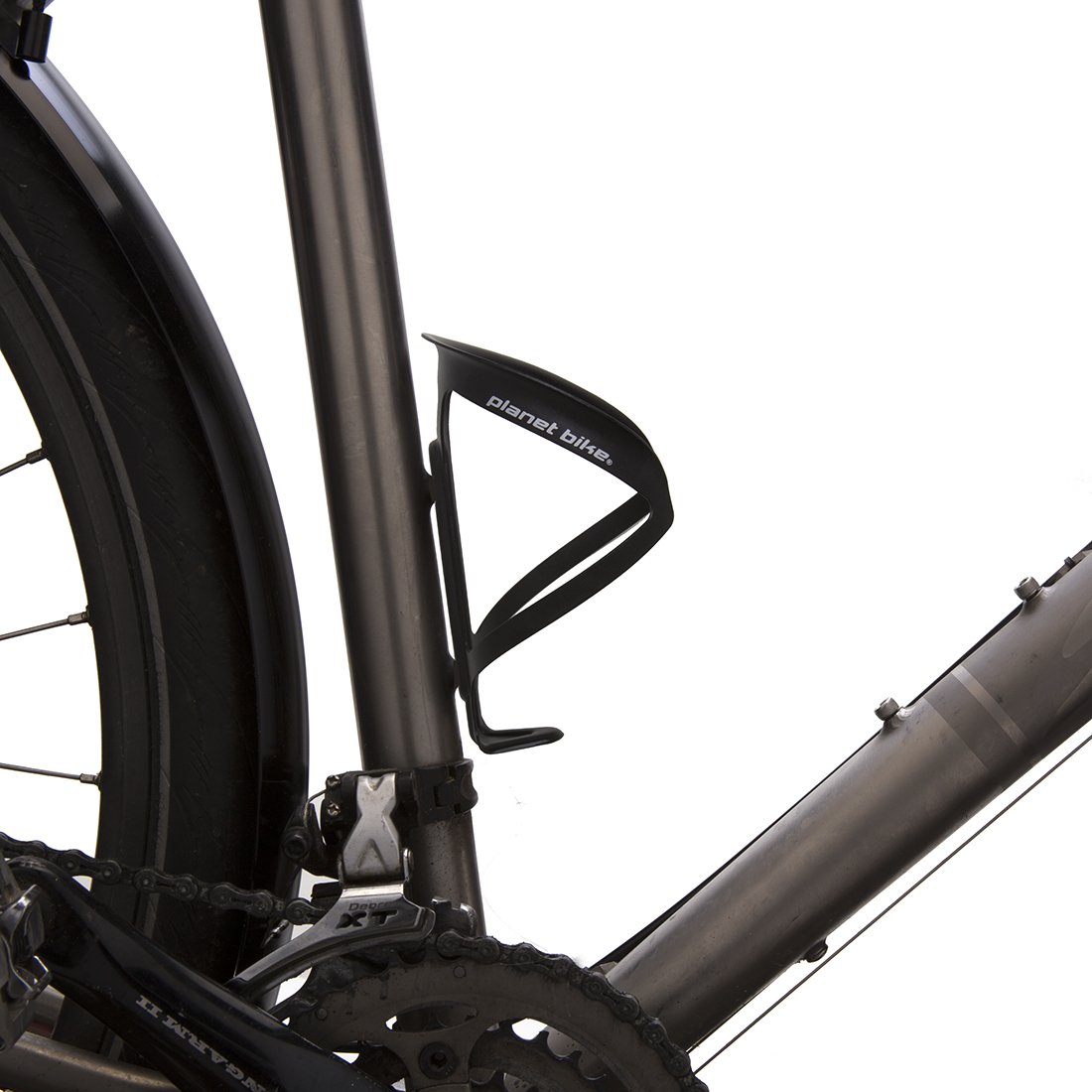 Planet Bike Air 18 Bicycle Water Bottle Cage - Lightweight & Durable Bike Bottle Holder for Road & Mountain Bikes - Perfect for Cycling, Commuting & Outdoor Adventures (Black)
