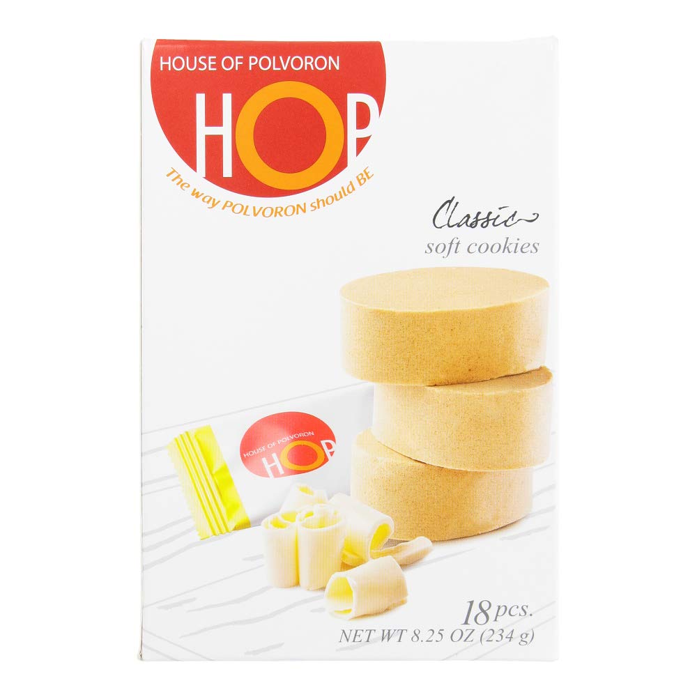 Premium Polvoron Classic Spanish Shortbread Cookies - 18 Pieces per Box | Authentic Dessert for Holidays, Parties & Gifts