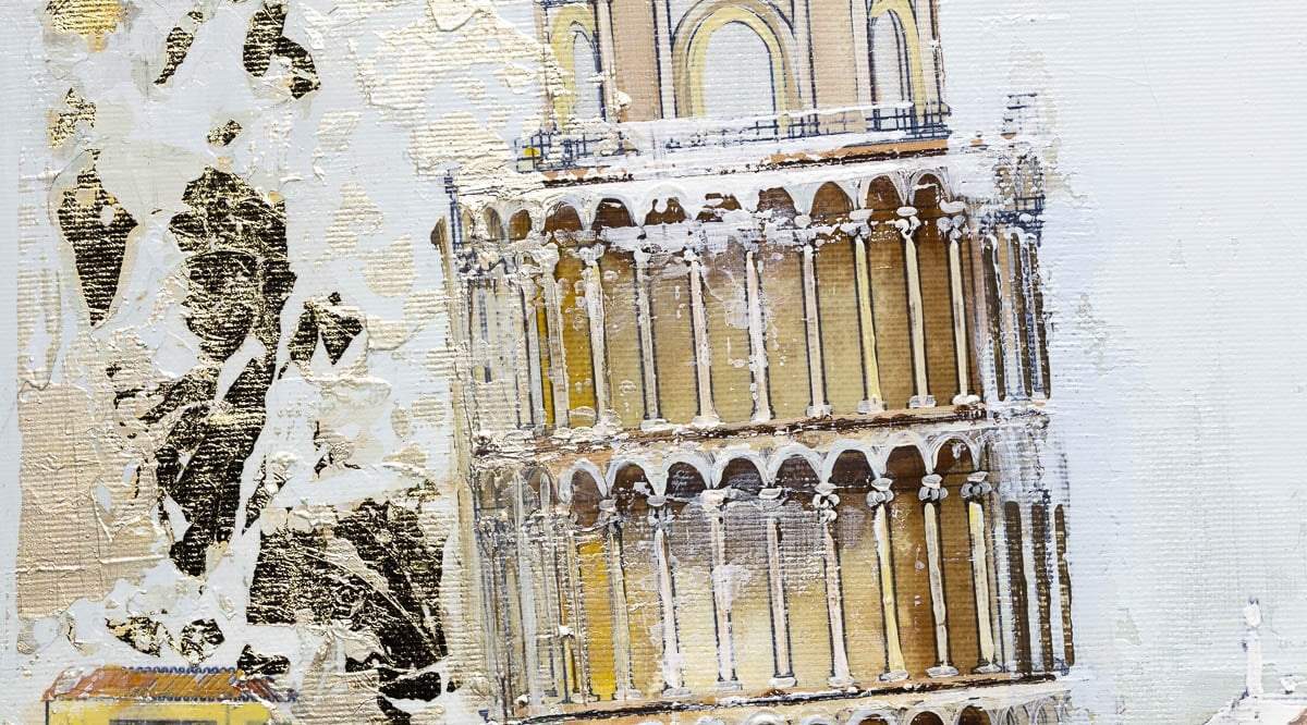Original Leaning Tower of Pisa Souvenir - Perfect Gift for Travel Lovers & Italy Trip Mementos | Home Decor, Office Display, Travel Collection