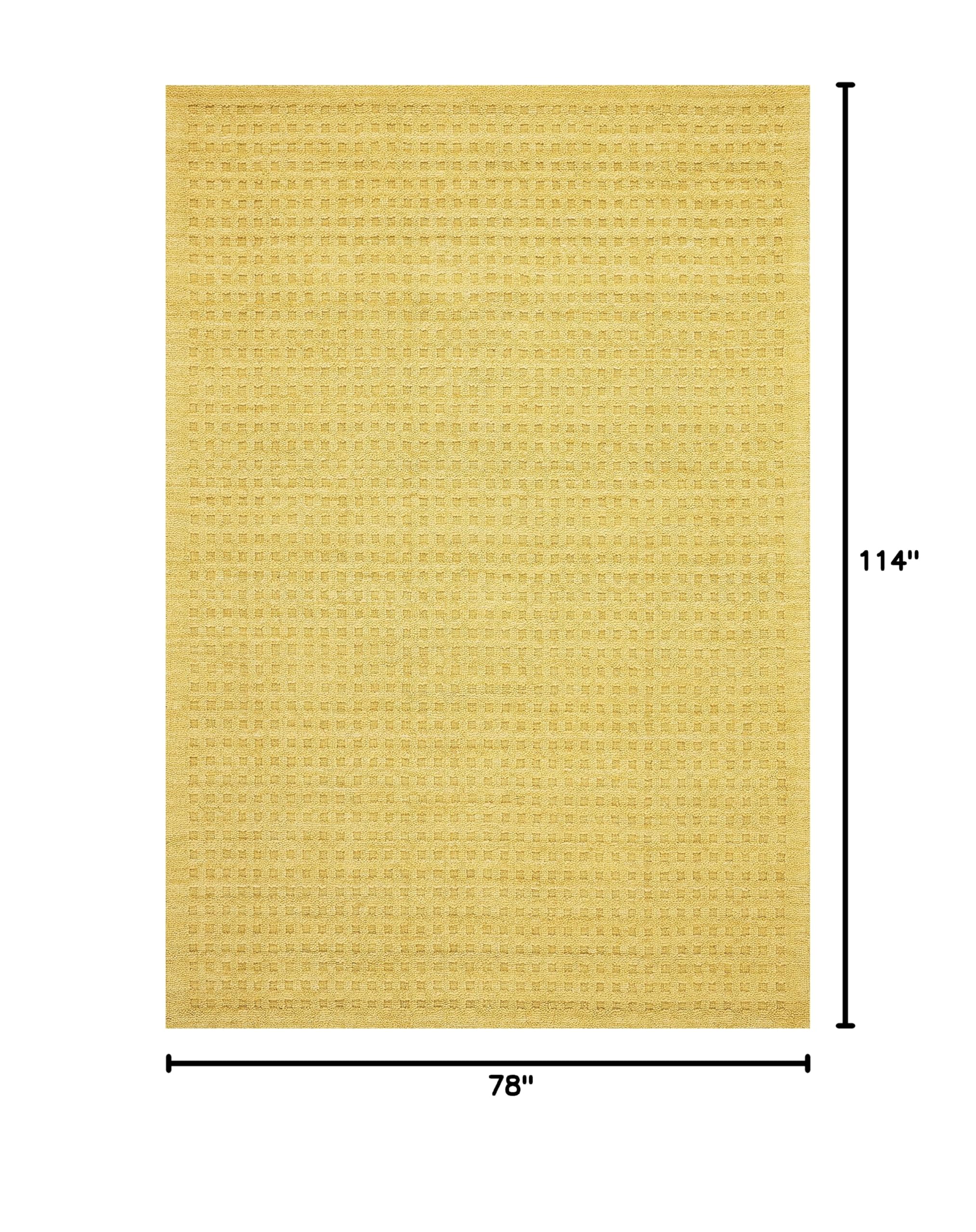 Nourison Perris Solid Gold 6'6