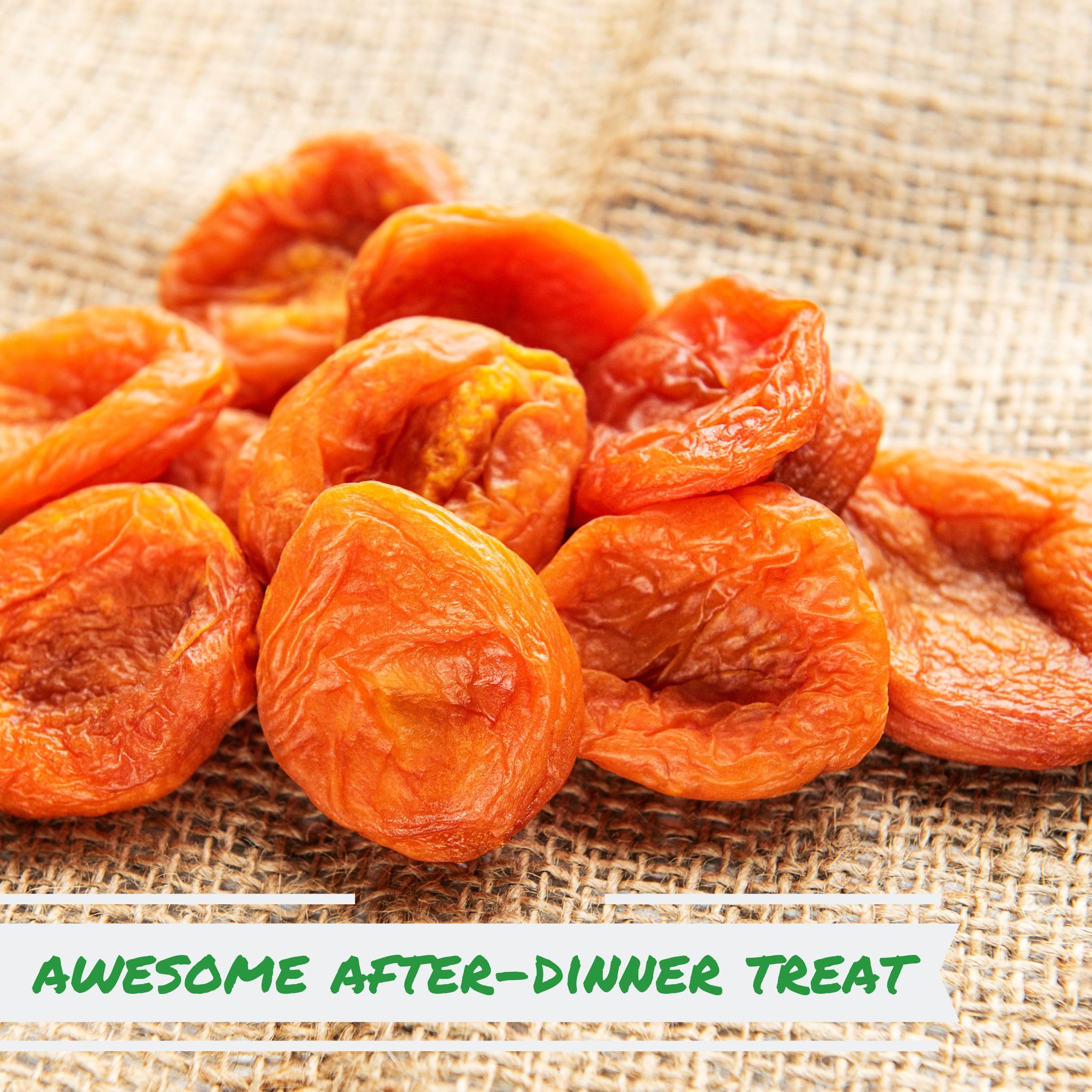 California Dried Apricots by Its Delish, 10 Lbs Bulk Bag | Premium Fancy Dried Fruit | Natural Sweet & Tangy Healthy Snack - No Sugar Added, Vegan, Kosher Certified | Perfect for Baking, Trail Mix & Healthy Snacking