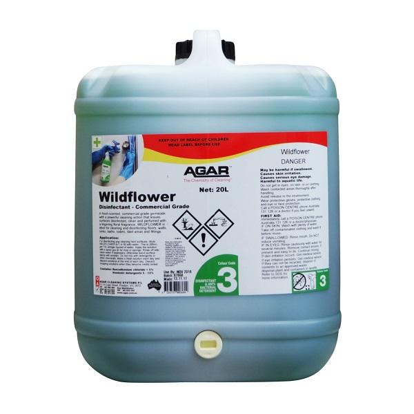 Premium Agar Wildflower Commercial Grade Disinfectant - EPA Approved for Hospitals, Schools & Offices