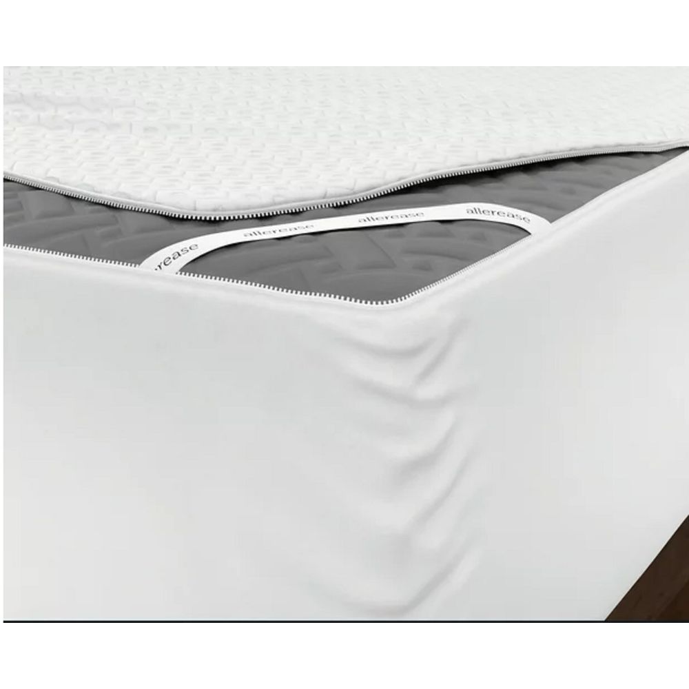 Aller Ease 60812WMR Platinum Temperature Balancing Zip Off Top Mattress Protector - Full Size, White - Hypoallergenic & Waterproof Bedding Cover for Allergy Relief & Cool Sleep - Perfect for Hot Sleepers & Allergy Sufferers