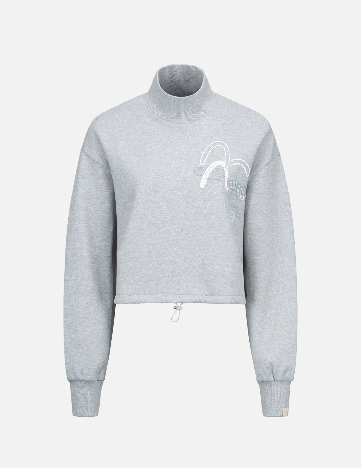 Triple Seagull Print Turtle Neck Sweatshirt for Women - Cozy Winter Pullover with Unique Bird Design - Perfect for Casual Outfits, Streetwear Fashion & Cold Weather Layering