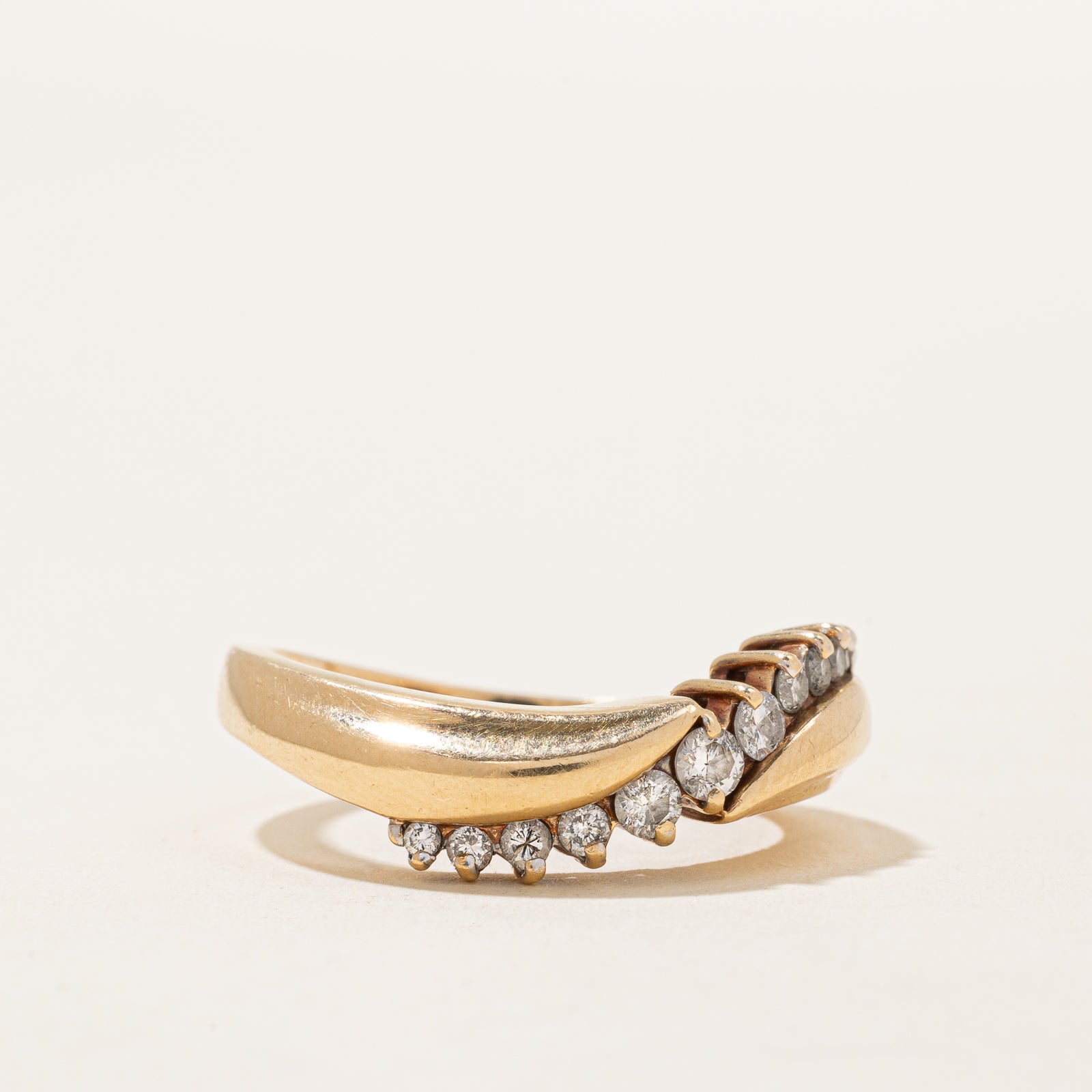 0.30ctw Diamond Waterfall Ring for Women - Size 7 | Elegant Wedding, Engagement & Anniversary Jewelry Gift | Perfect for Special Occasions & Evening Events