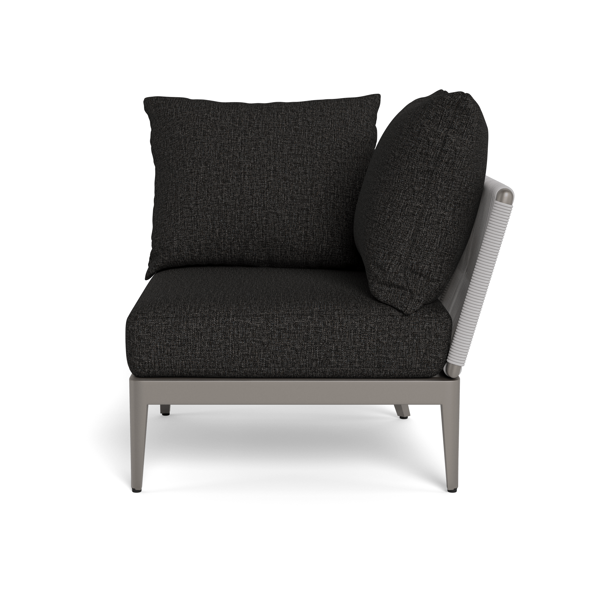 Hamilton Corner Sofa - Modern L-Shaped Sectional Couch with Storage Ottoman, Perfect for Small Spaces & Apartment Living - Living Room, Family Room, Home Theater, Office Lounge