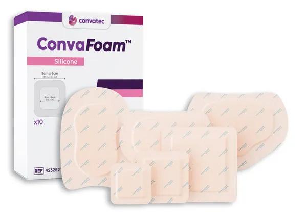 ConvaFoam Adhesive Silicone Hydrofiber Foam Wound Dressing 7