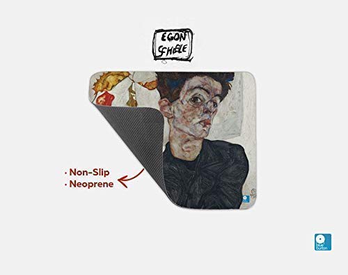 Egon Schiele Non-Slip Mouse Pad - Premium Desk Mat for Home & Office, Ergonomic Computer Accessory Gift for Artists & Professionals - Perfect for Work, Gaming & Creative Spaces