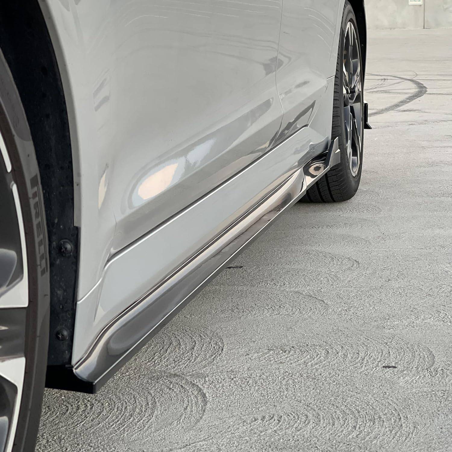 Adro Style Side Skirts Rocker Panel for 2021-2024 Kia K5 | Durable PP Material | Perfect Fit for Car Body Kits & Customization | Enhance Your Vehicle's Style & Protection