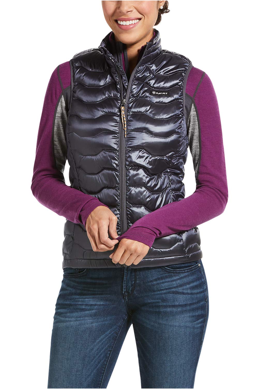 Ariat Women's Ideal 3.0 Down Puffer Vest - Lightweight Warm Winter Jacket for Outdoor Activities, Hiking & Casual Wear