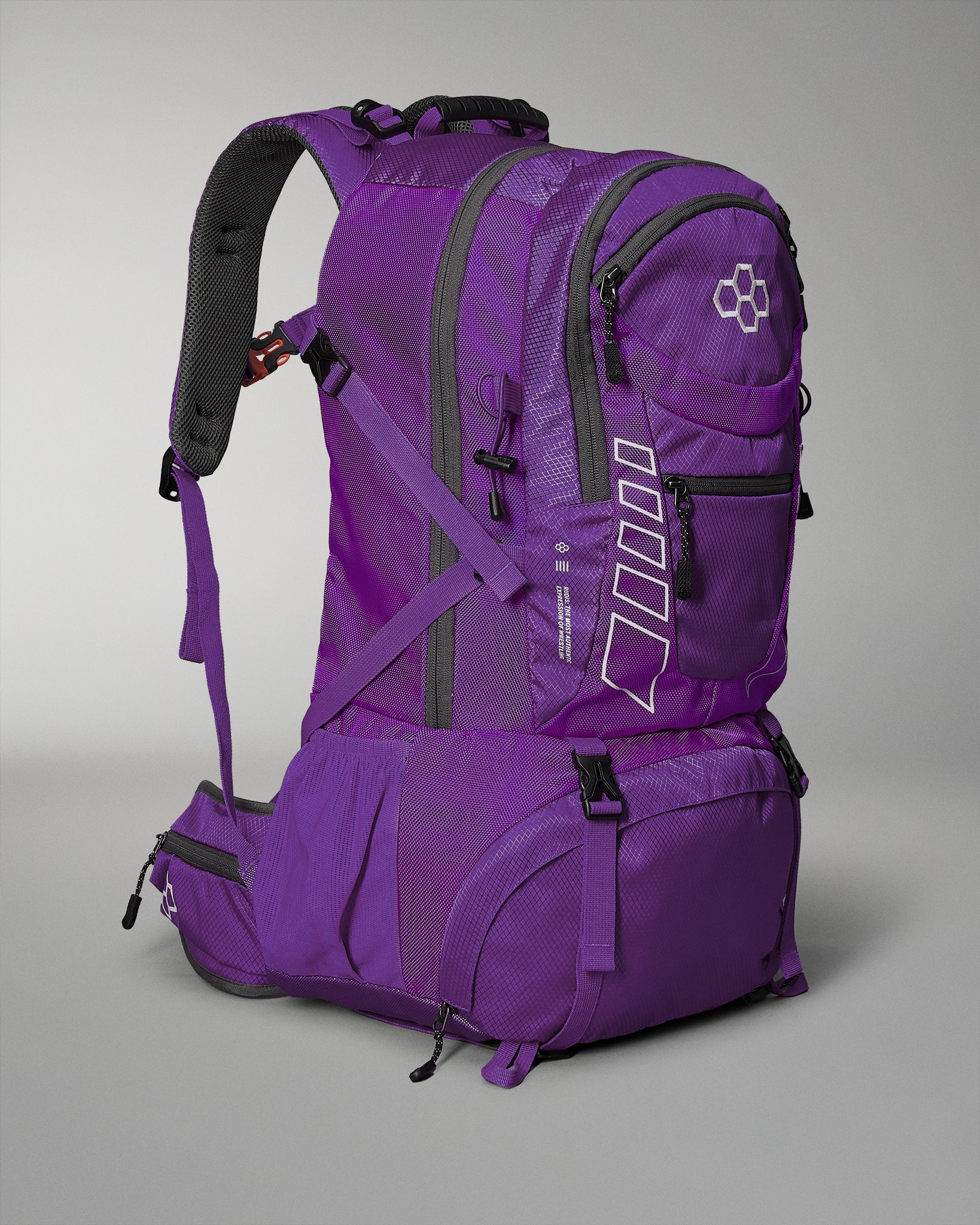 RUDIS Genesis Gearpack IV Wrestling Backpack - Solid Purple for Training, Competition & Travel | Durable Sports Bag for Athletes