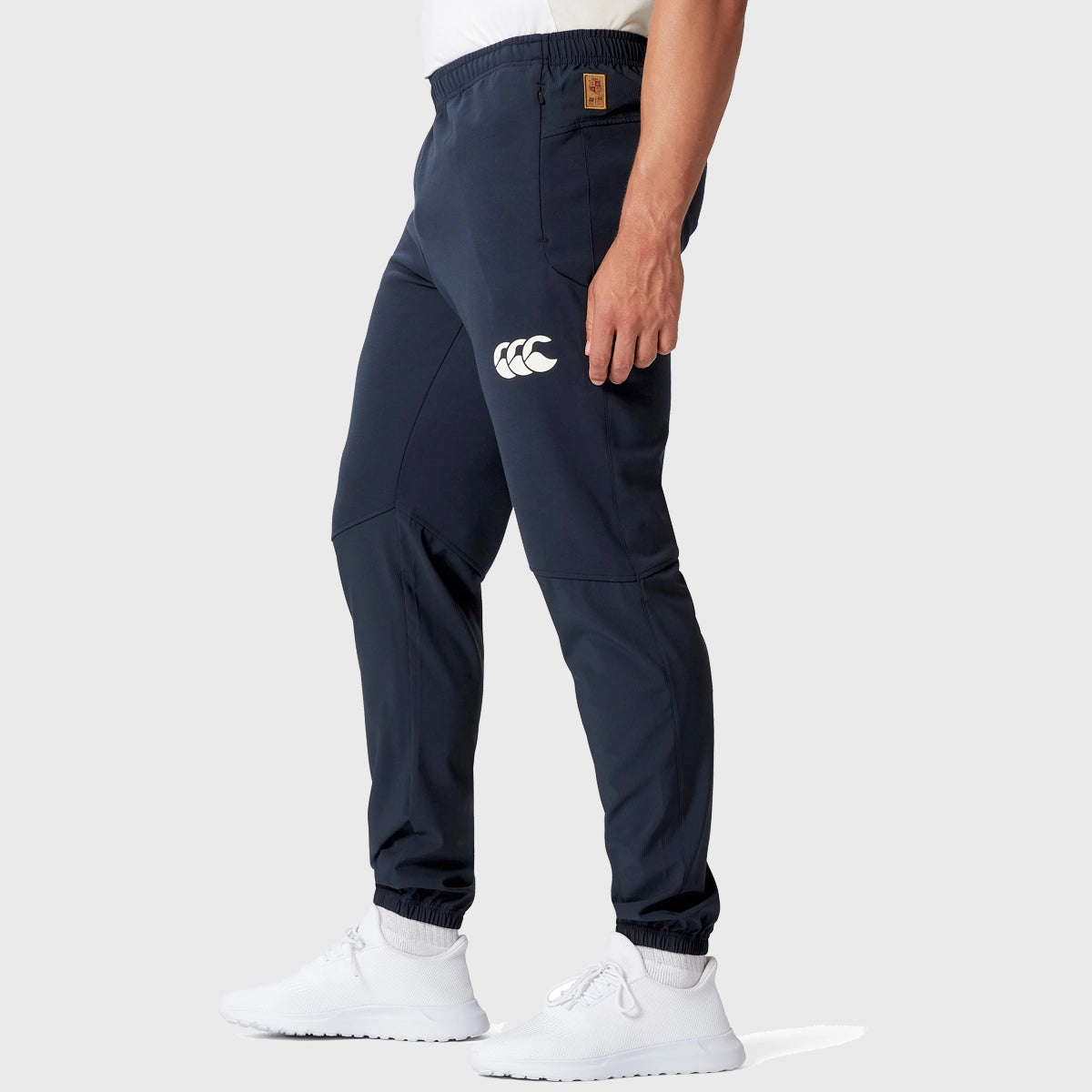 Canterbury British & Irish Lions Men's Training Pants - Navy Blue Rugby Workout Trousers for Gym & Sports Performance