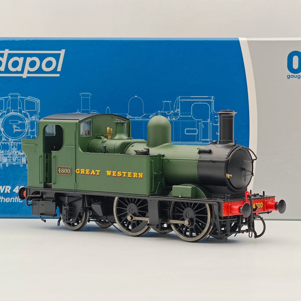 Dapol 7s 006 001 O Gauge 48xx Class GWR Great Western Green 4800 21DCC Model Train - Perfect for Railway Enthusiasts & Collectors, Ideal for Home Layouts & Displays