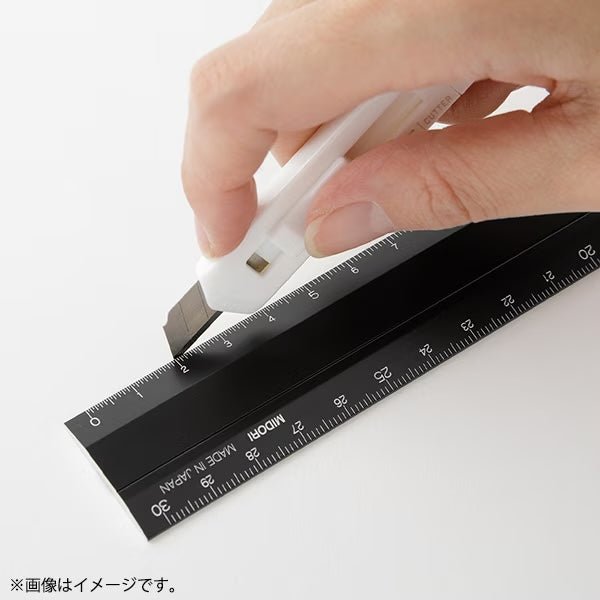 Aluminum Foldable Ruler 30cm (12 Inch) - Portable Measuring Tool for DIY, Crafting & Construction - Midori DESIGNPHIL - Perfect for Home Improvement, School Projects & Office Use