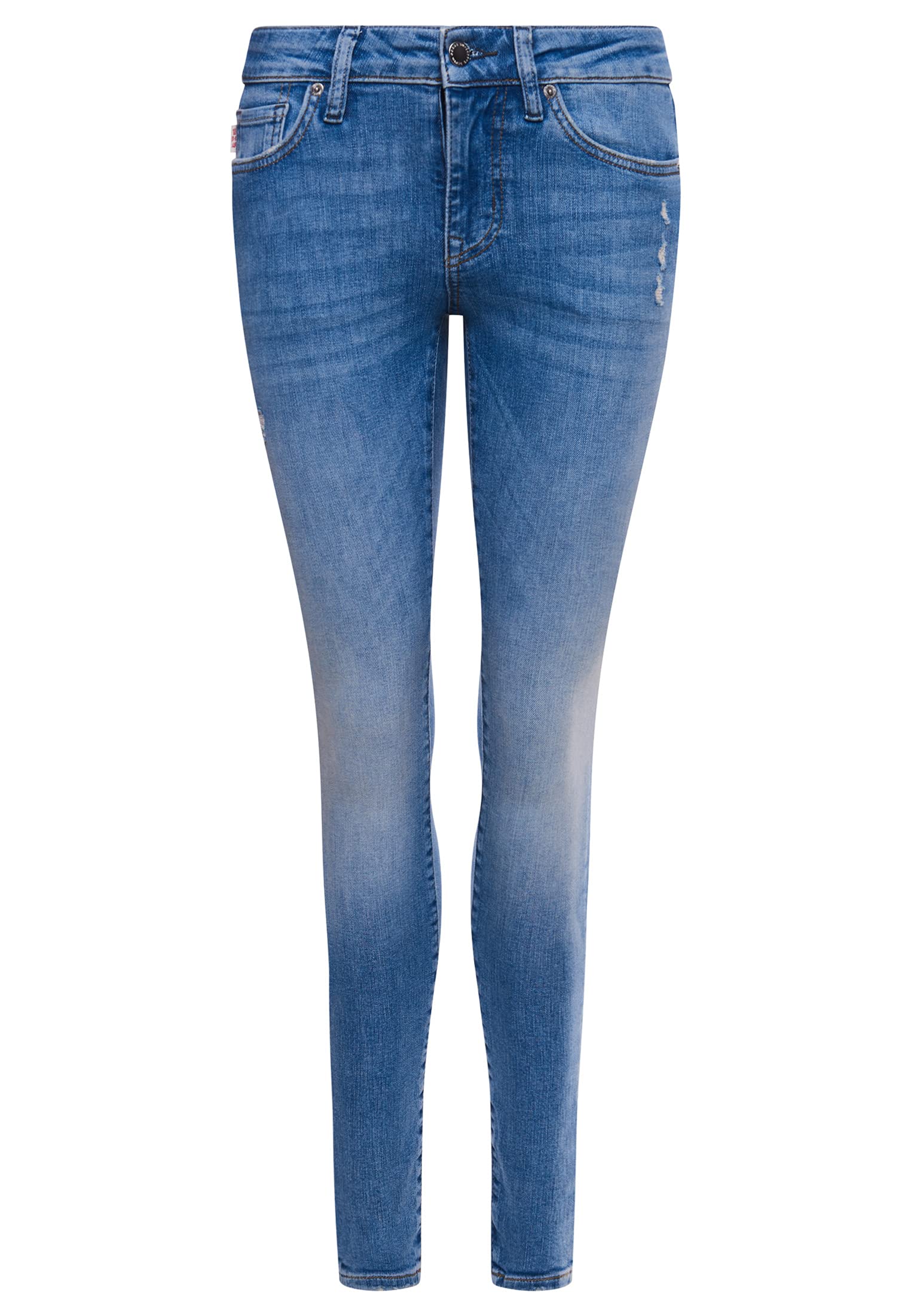 Superdry Women's Mid Rise Skinny Jeans - Classic Five-Pocket Design with Zip Fly | Stretch Denim Pants for Casual Wear & Everyday Outfits