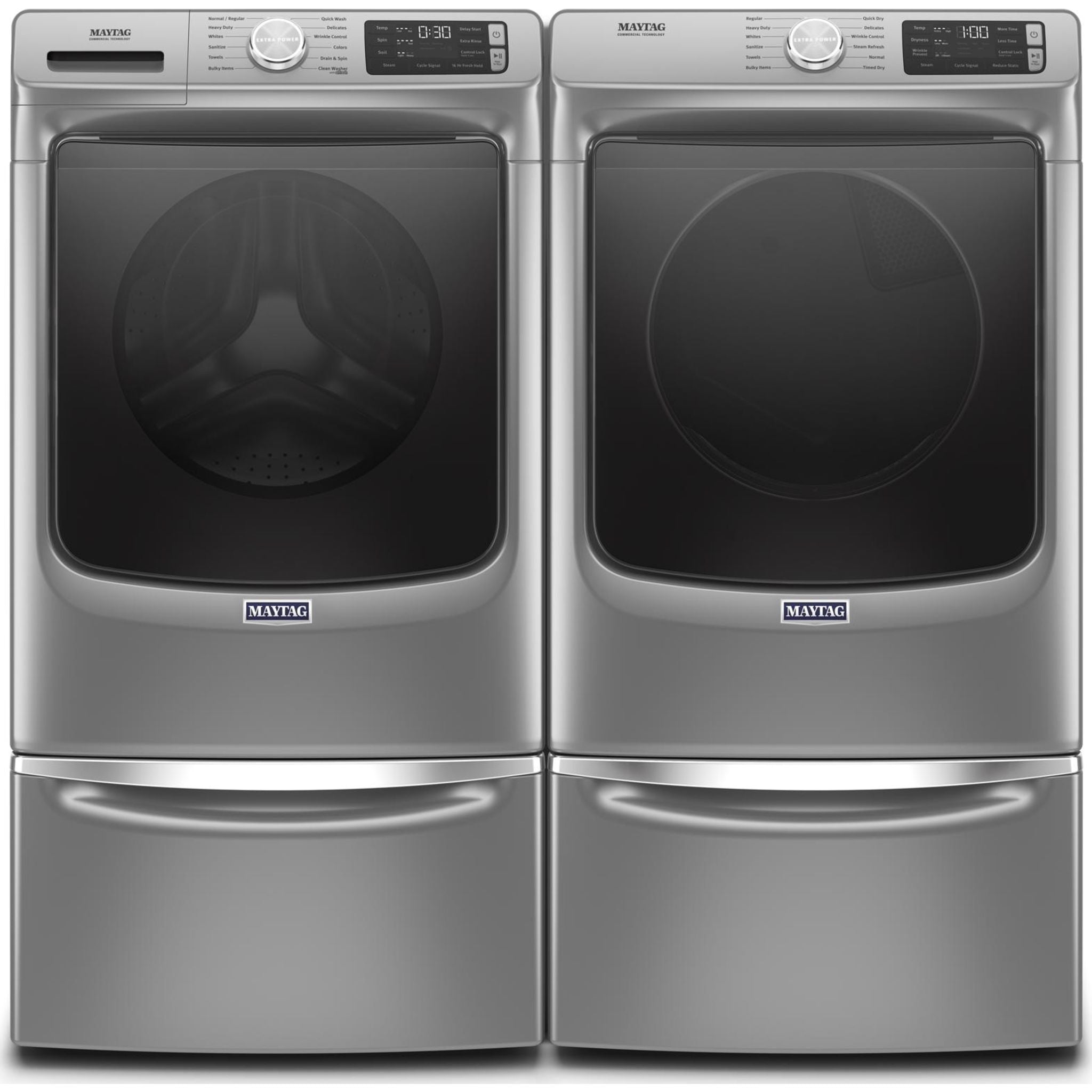 Maytag MHW6630HC 4.5 Cu. Ft. Front Load Washer in Metallic Slate - Energy Efficient, Large Capacity Laundry Machine for Home & Apartment Use
