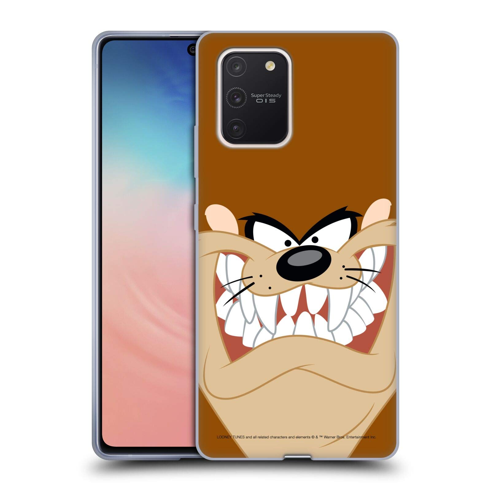Head Case Designs Looney Tunes Tasmanian Devil Gel Case for Samsung Galaxy S10 Lite - Durable Full Face Protection for Everyday Use