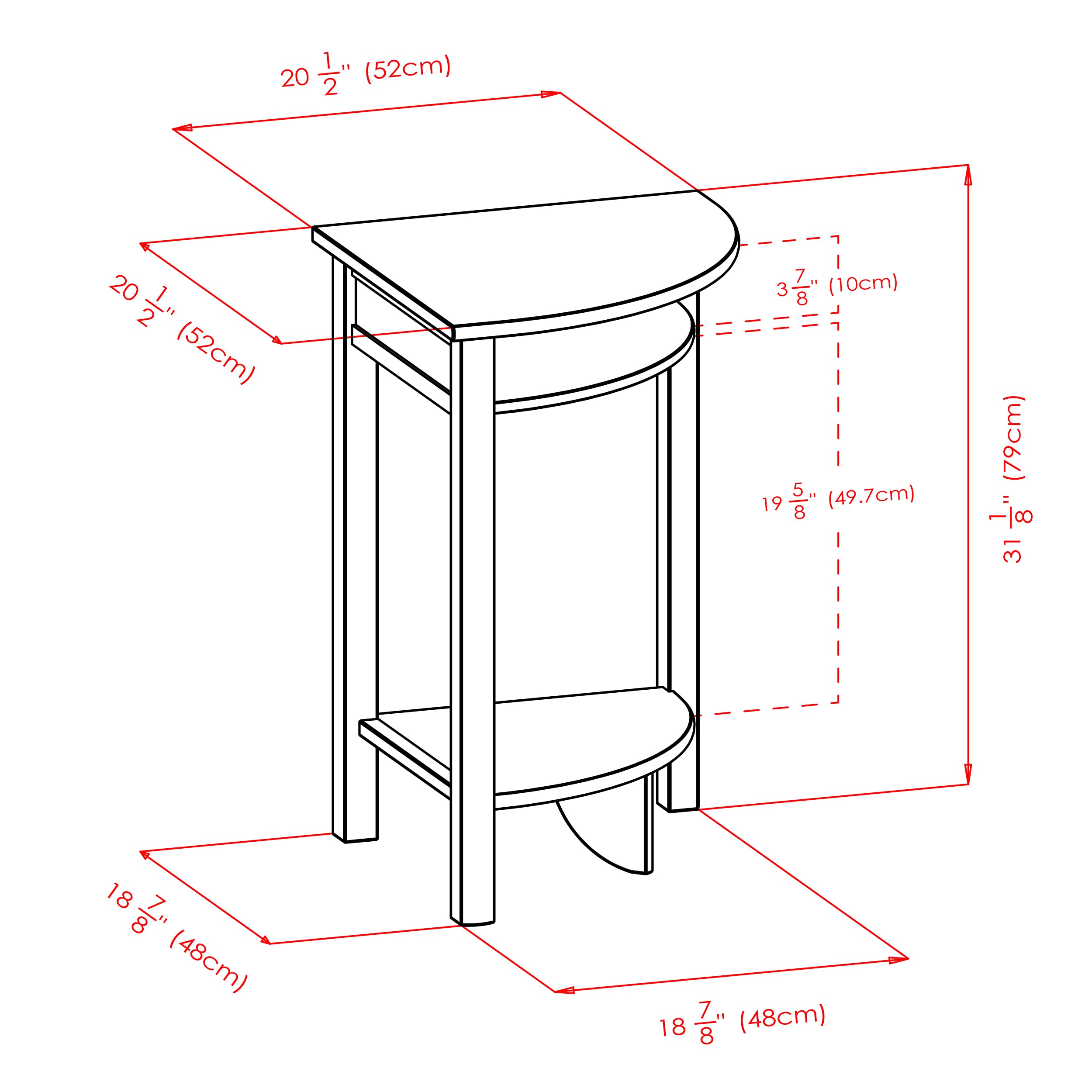 Winsome LISO Corner Desk - Espresso Finish Small Computer Desk for Home Office, Study & Workspace - Perfect for Small Spaces & Apartments