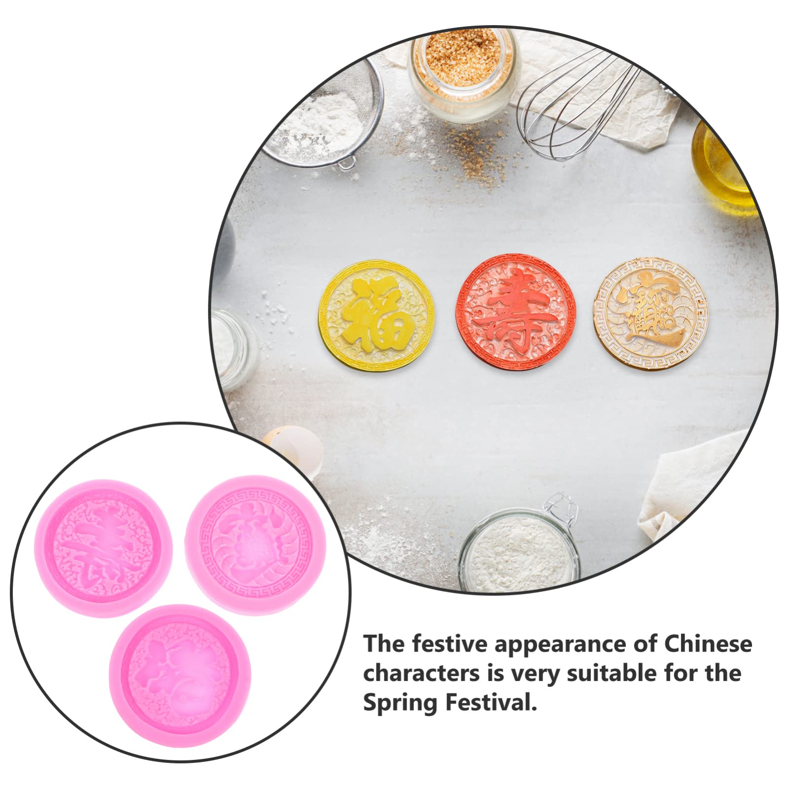 3 Pcs Silicone Mold Set for Epoxy Resin, Candy, Soap & Baking - Reusable 3D Kitchenware for DIY Crafts, Fondant, Fudge & Pastry Making - Perfect for Home Bakers & Craft Enthusiasts