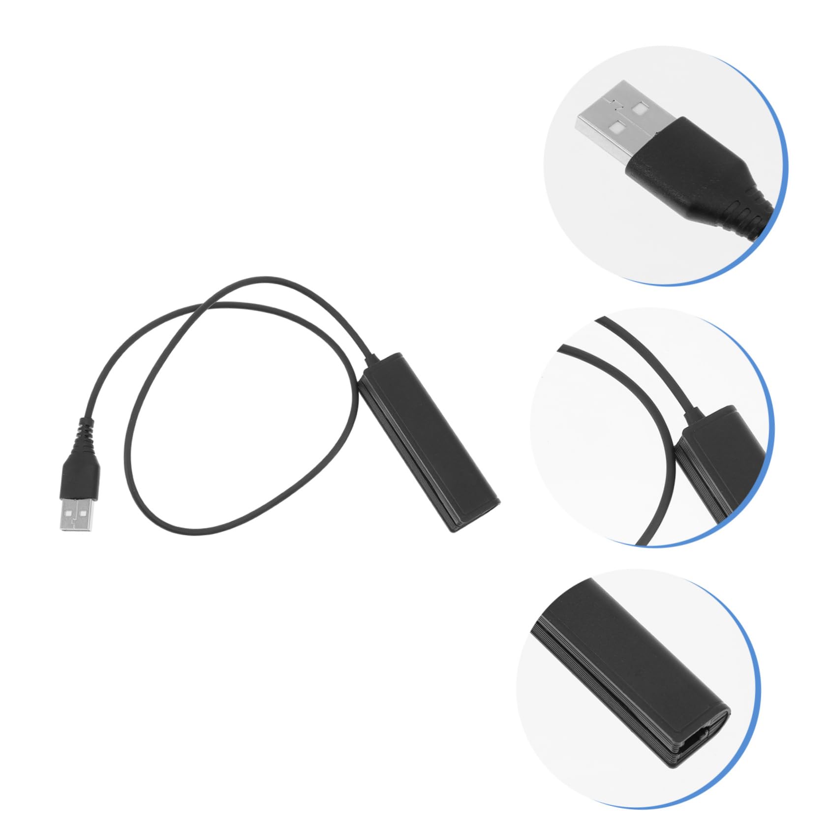 DOITOOL 3-Pack PC Headset Adapter Cable - RJ9 Female Socket to Male Plug Converter for Phone Headsets - Perfect for Call Centers, Office Communications & Remote Work Setups