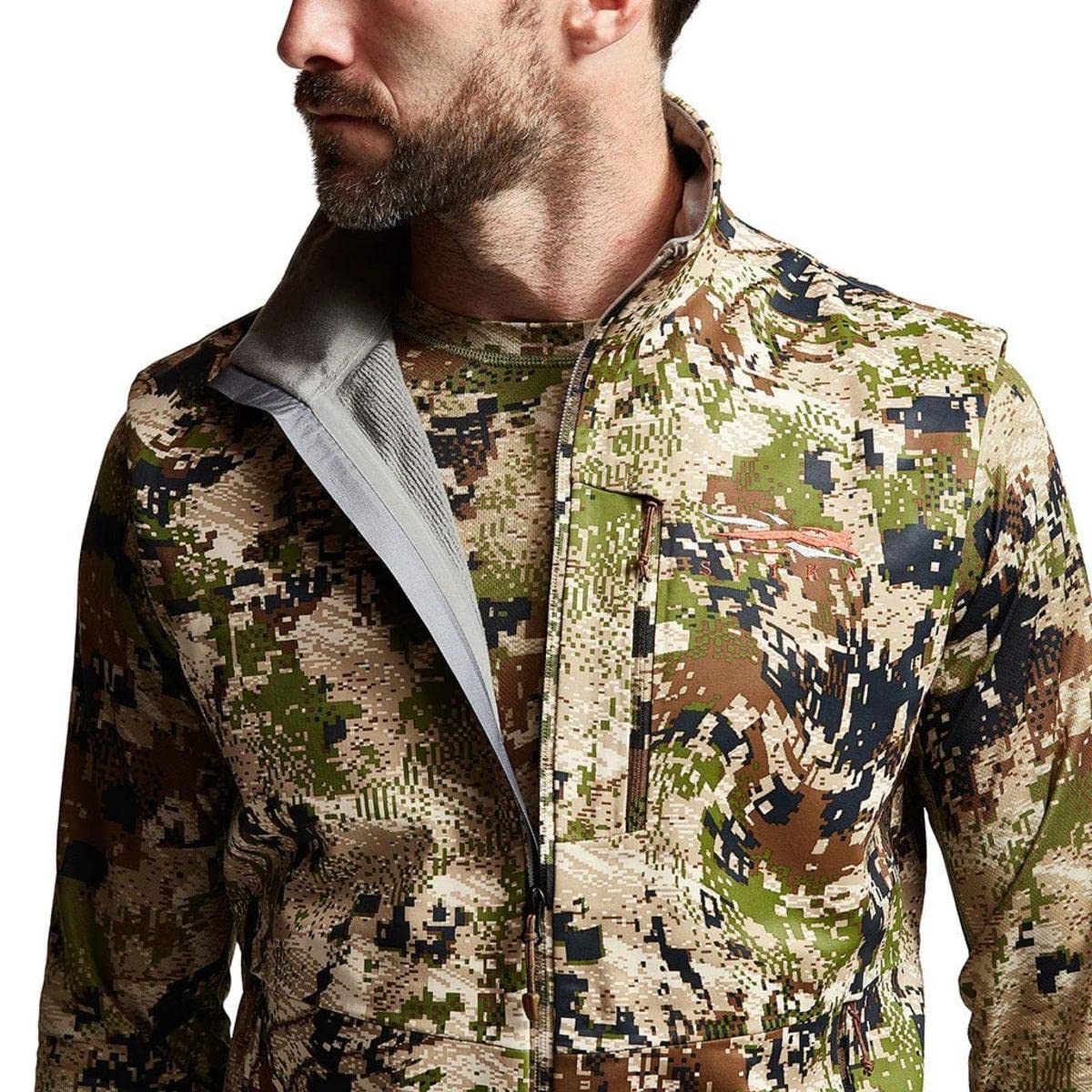 SITKA Gear Men's Windproof Hunting Vest - Lightweight Insulated Camo Jacket for Outdoor Adventures, Hiking & Cold Weather Hunting