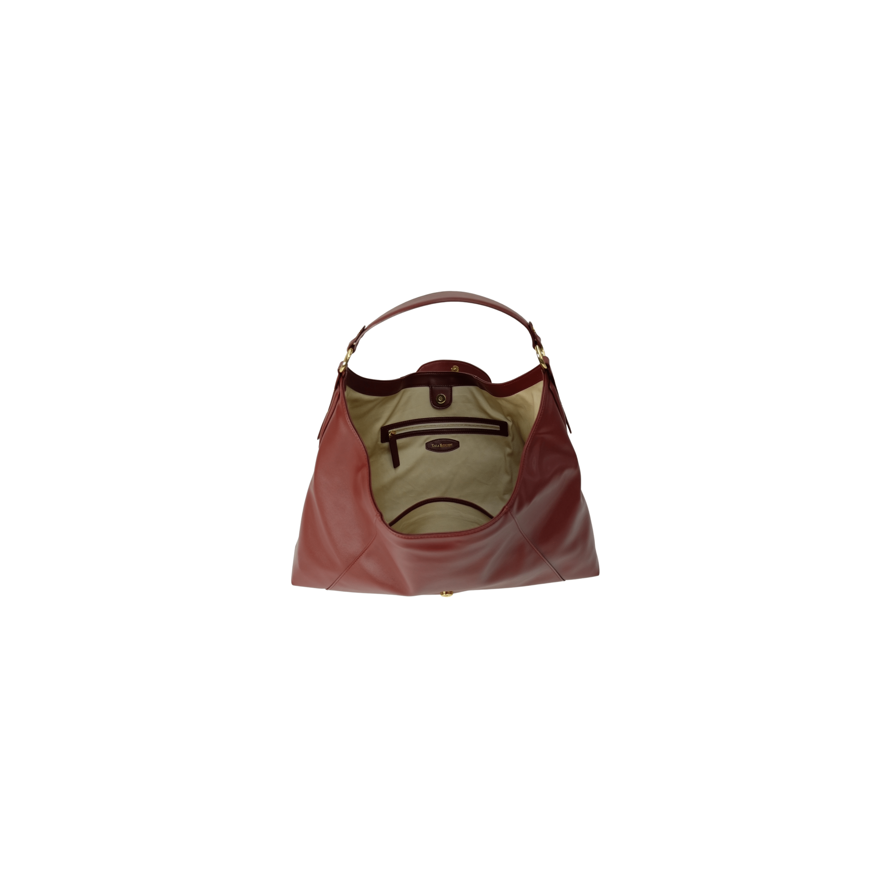 Downing Cactus Leather Vegan Handbag for Women | Eco-Friendly Cherry Red Crossbody Purse | Perfect for Work, Travel & Everyday Use