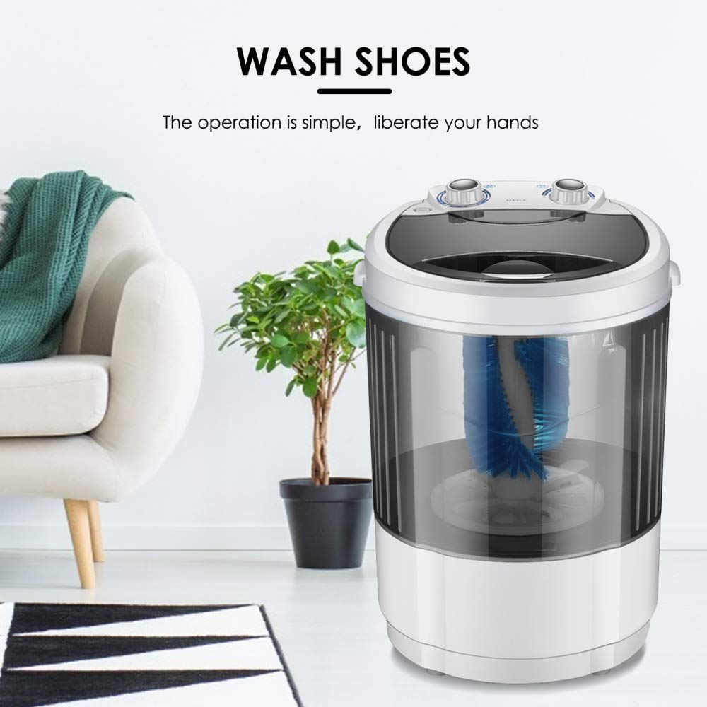 Portable Mini Shoes Washing Machine - Smart Automatic Shoe Cleaner for Sneakers, Running Shoes & More | Perfect for Apartments, Dorms, Camping & Travel | Compact & Easy to Use