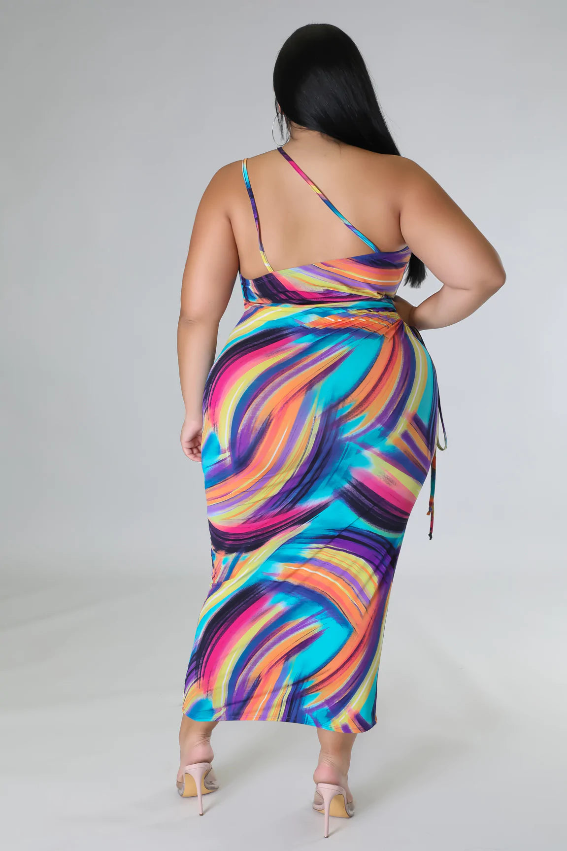 Rosena Curve Flattering Women's Dress - Elegant & Comfortable for Parties, Weddings & Casual Wear