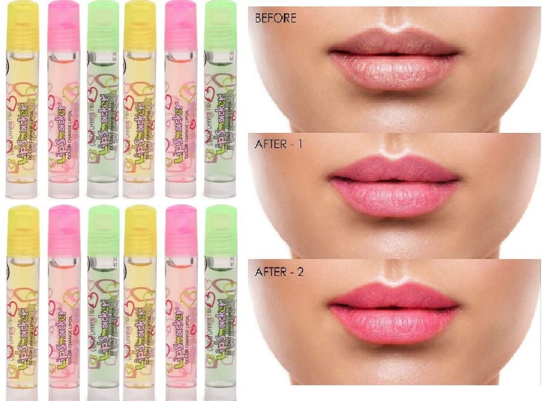 Color Changing Lip Oil - Shiny & Moisturizing Fruit Flavored Lip Gloss for Hydration & Plump Lips - Perfect for Daily Wear, Date Night & Special Occasions