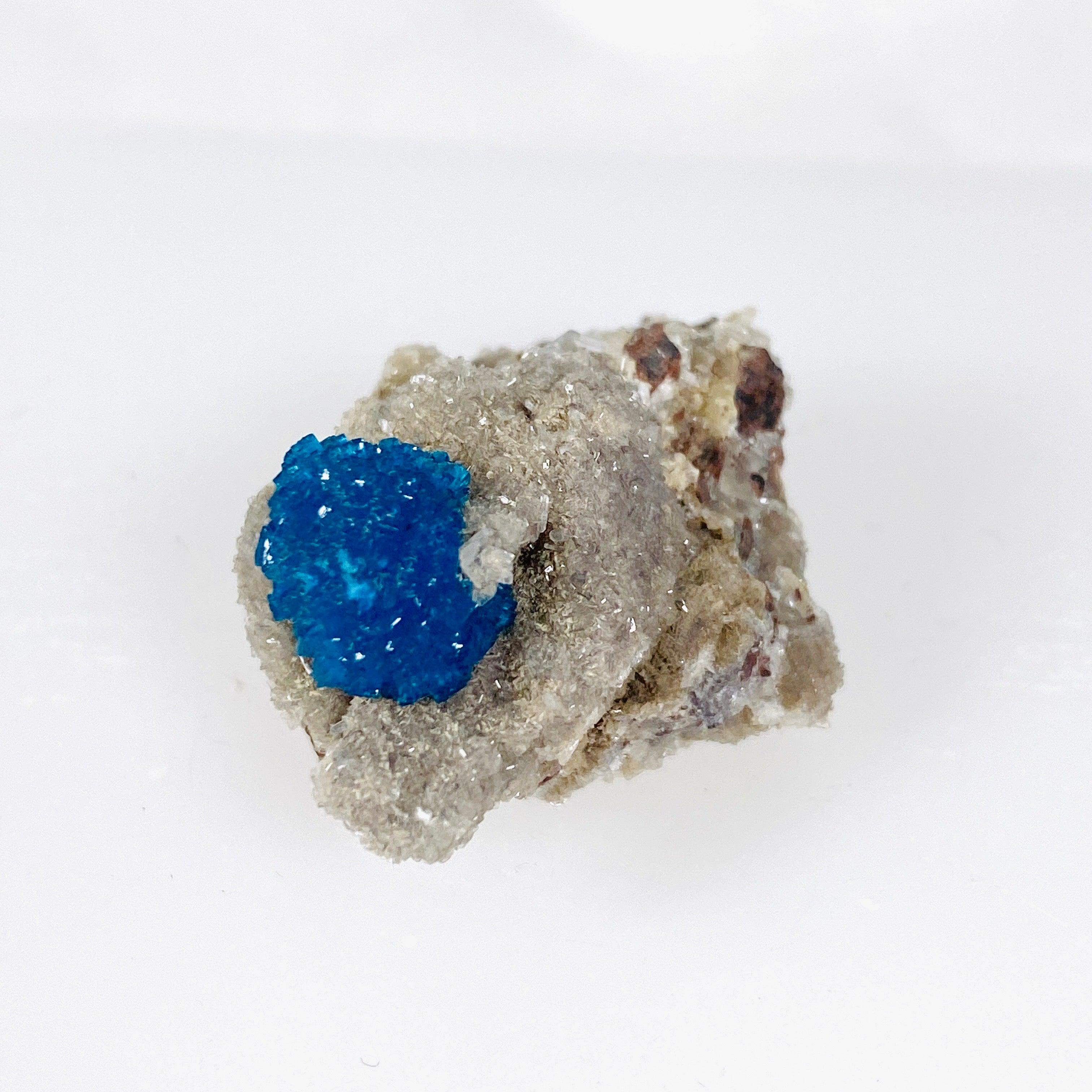 Natural Cavansite Crystal Specimen CAV 22 - Rare Blue Mineral Collection for Home Decor, Meditation & Healing Crystals Display