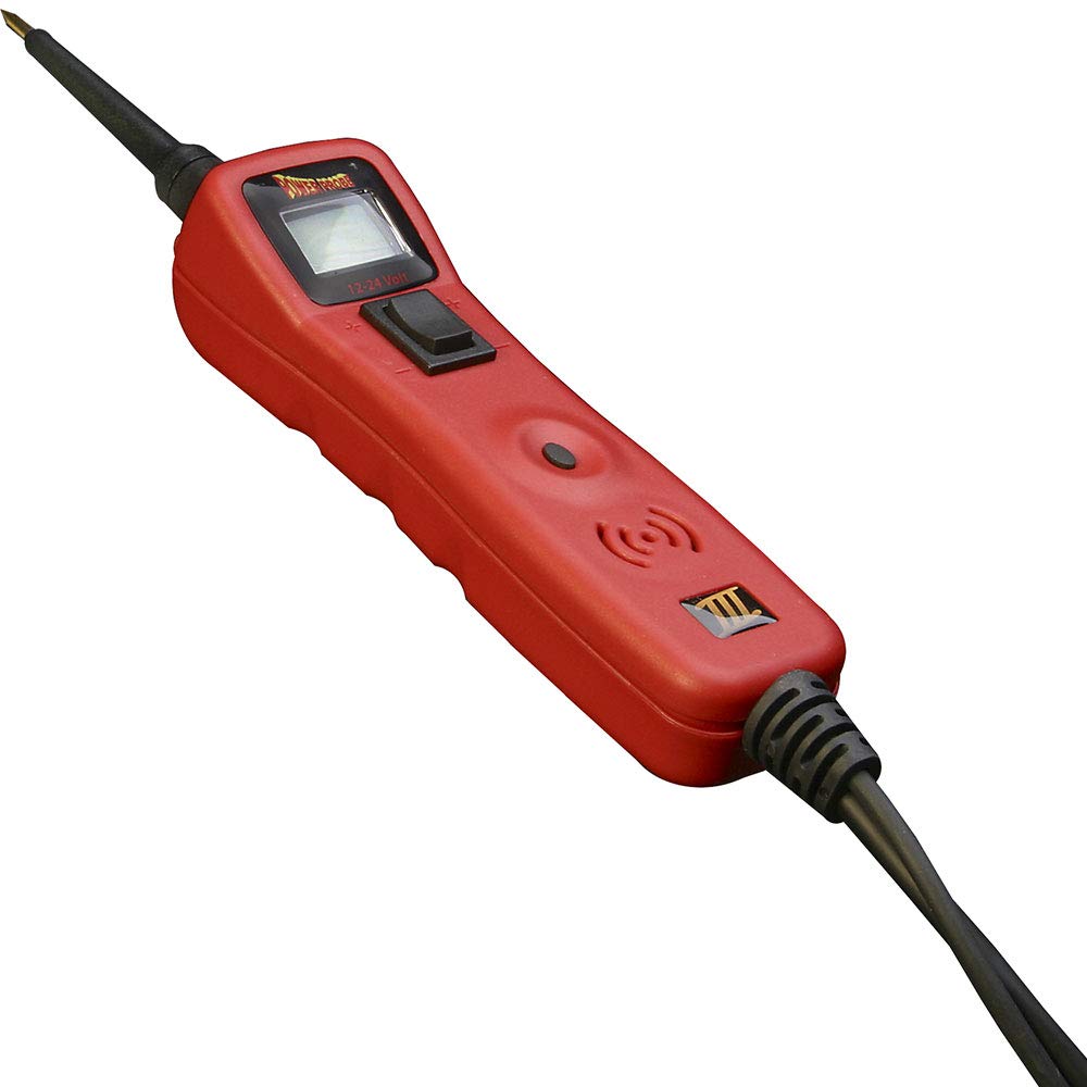 Power Probe III Clamshell - Red (PP3CSRED) | Automotive Diagnostic Test Tool with Digital Volt Meter | AC/DC Current Resistance & Circuit Tester | Perfect for Car Repair & Electrical Troubleshooting