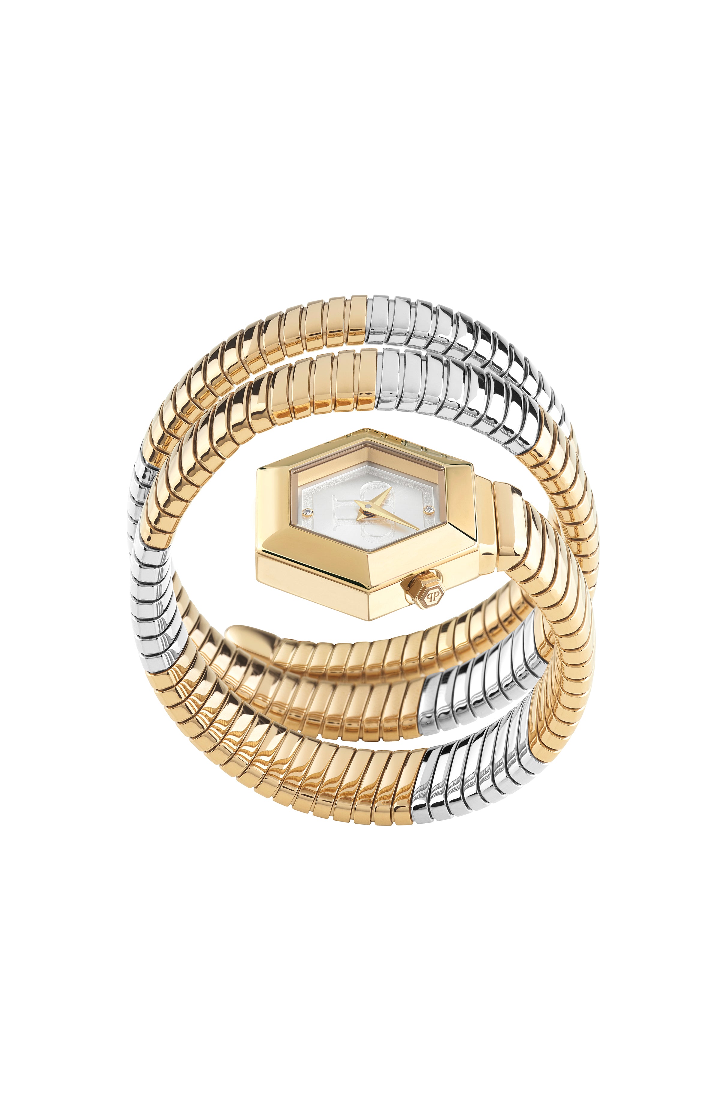 Hexagon Snake Bracelet Watch - Stylish Unisex Fashion Accessory for Women & Men - Perfect for Parties, Dating, and Everyday Wear