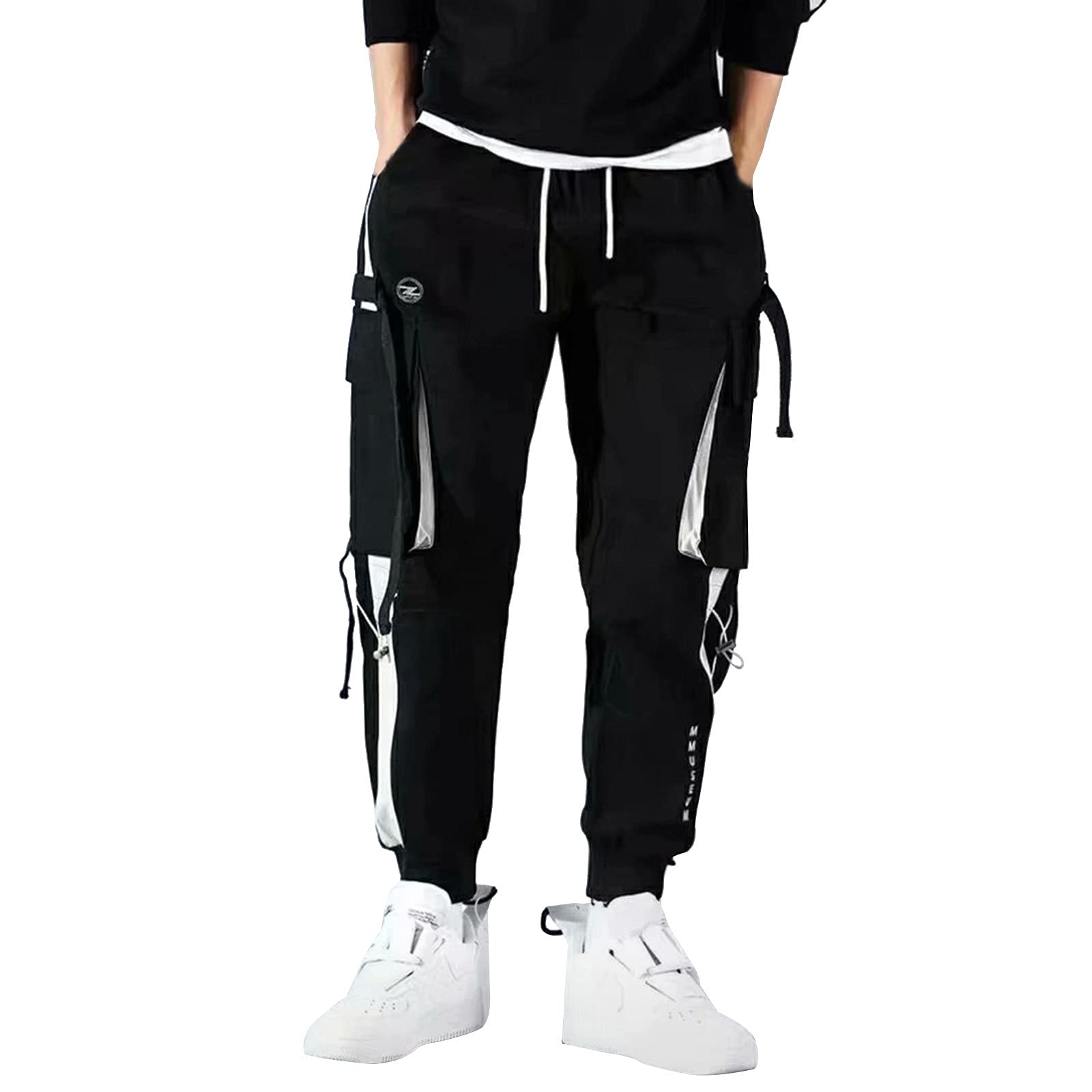 **Men's Casual Loose Overalls Pants - Comfortable Harlan Leggings for Work & Outdoor Activities | Large Size**
