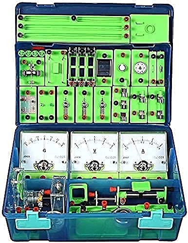 Physics Lab Kit for High School Students - Basic Electricity & Magnetism Experiment Set with Circuits | Electromagnetism & Electronics Learning Tools for STEM Education | Perfect for Classroom Labs & Science Projects